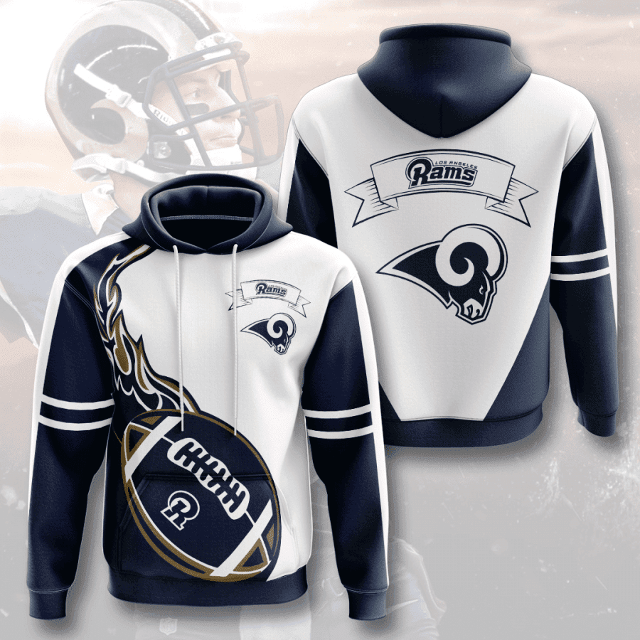 Los Angeles Rams Hoodie  Zip Hoodie Version 427