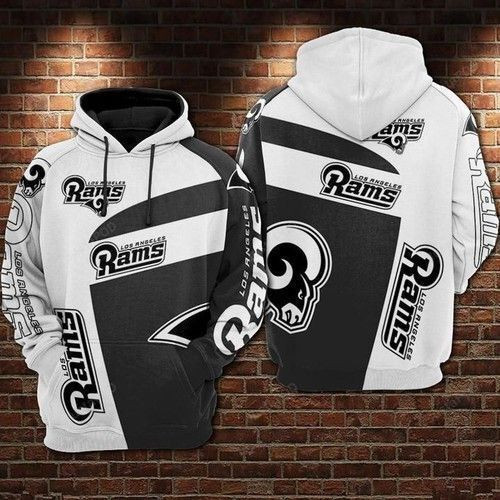 Los Angeles Rams Hoodie  Zip Hoodie Version 477