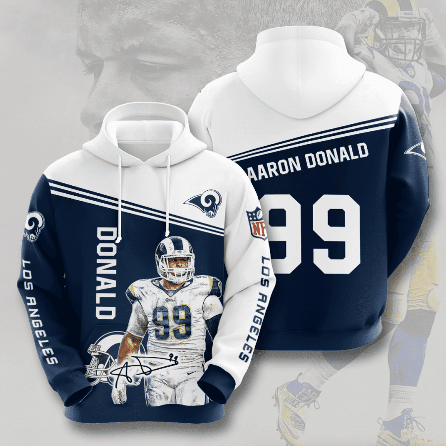 Los Angeles Rams Hoodie  Zip Hoodie Version 512