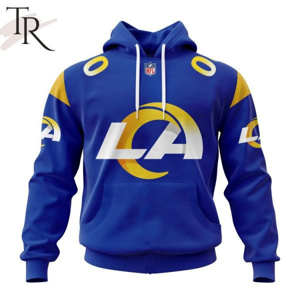 Los Angeles Rams Personalized Name And Number NFL 3D Hoodie Version 81