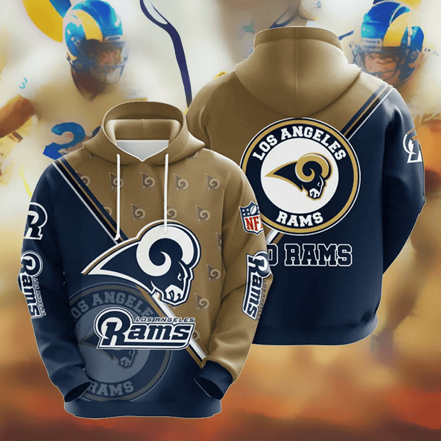 Los Angles Rams Basic NFL Football Team Hoodie