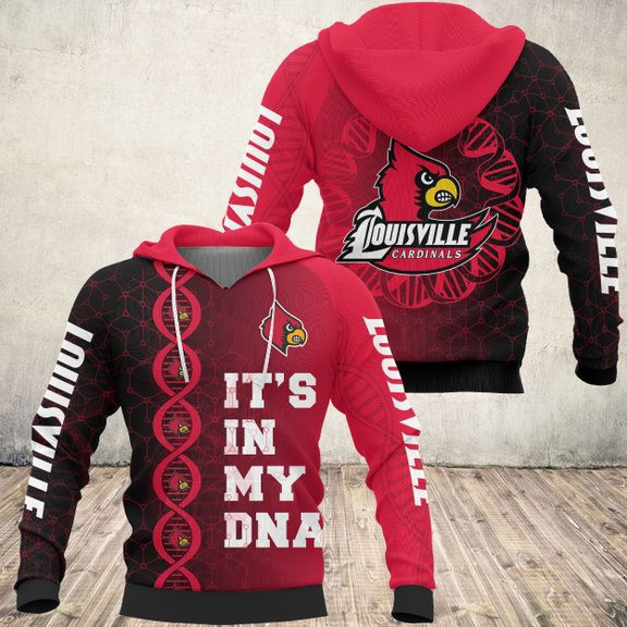 Louisville Cardinal Hoodie  Zip Hoodie Version 448