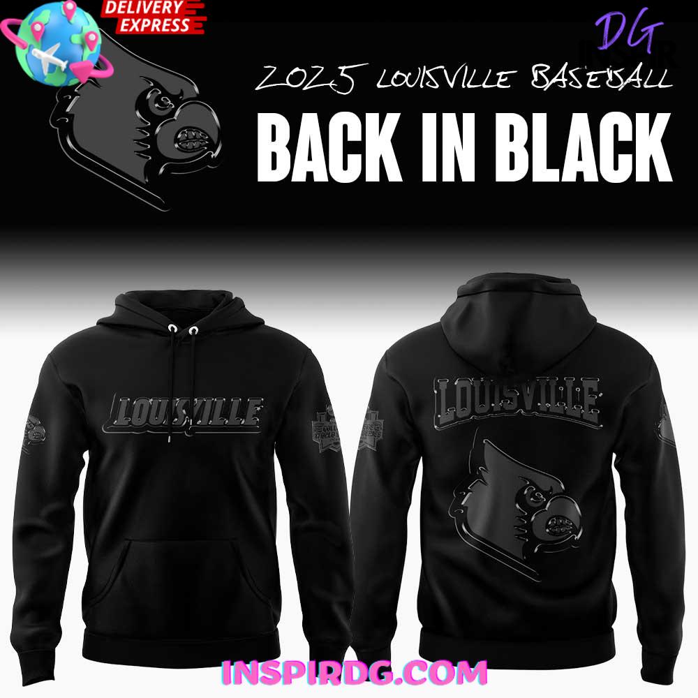 Louisville Cardinals Back In Black 2025 Hoodie Premium Merchandises
