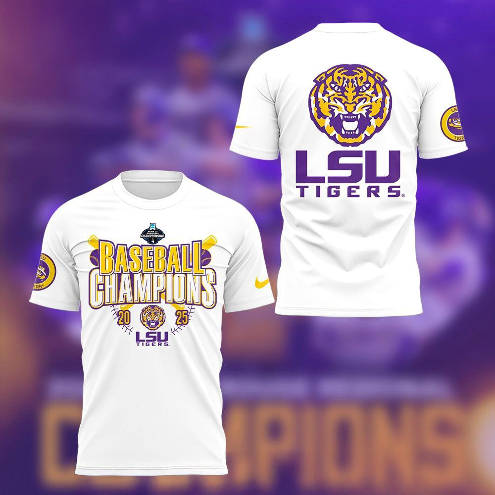 LSU Baseball The 2025 Baton Rouge Regional Champs Shirt LSU Merch Gifts For Baseball Fans
