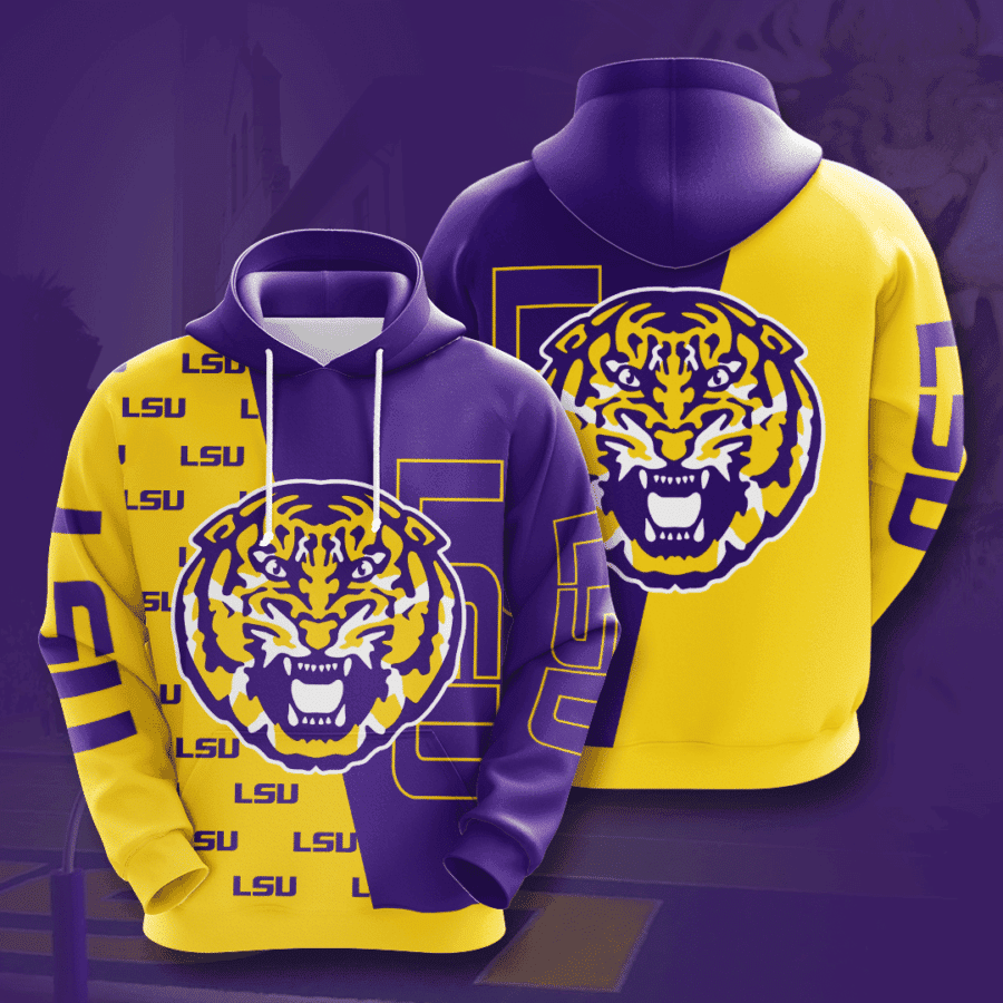 LSU Hoodie  Zip Hoodie Version 349