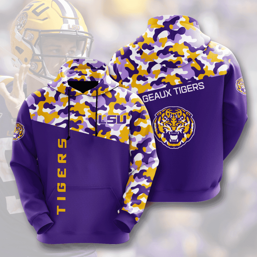 LSU Hoodie  Zip Hoodie Version 350