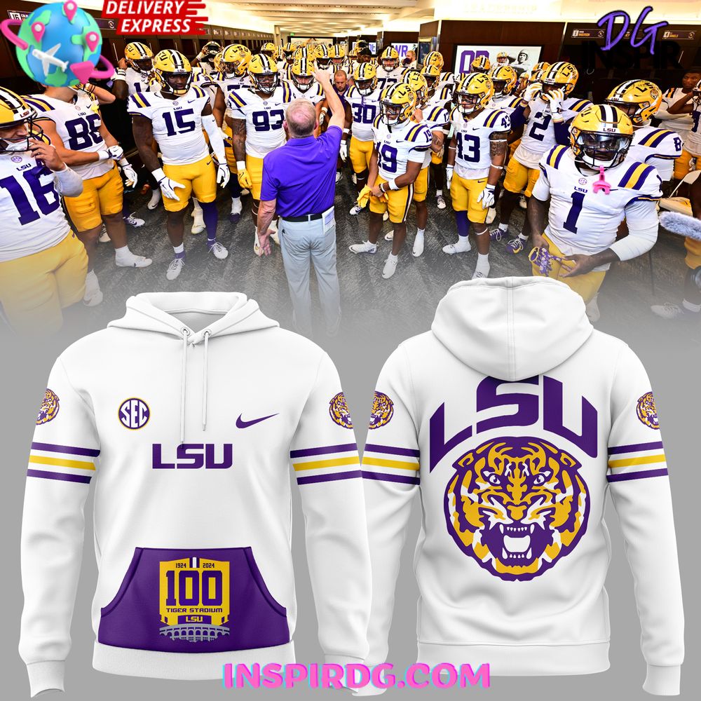LSU Tigers 100 Tiger Stadium Special Edition Hoodie Gift For Sport Music Fans