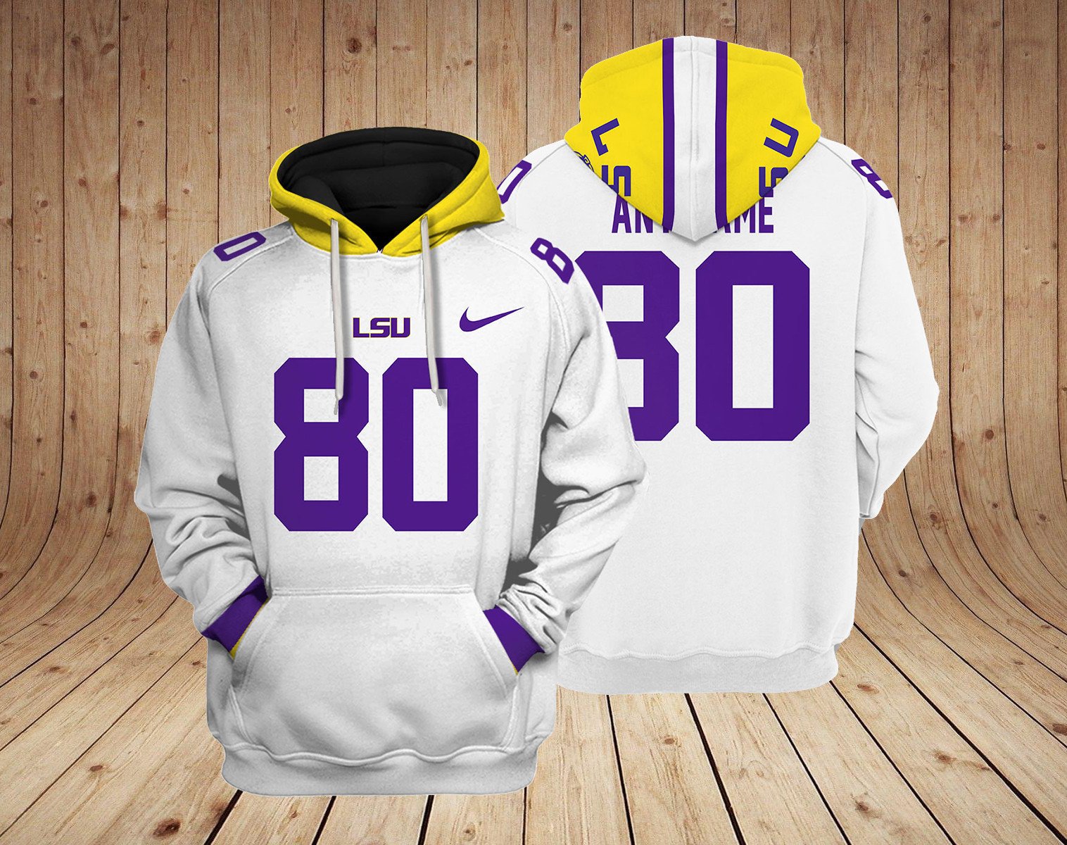 LSU Tigers football NCAA Custom 3D Hoodie PT18