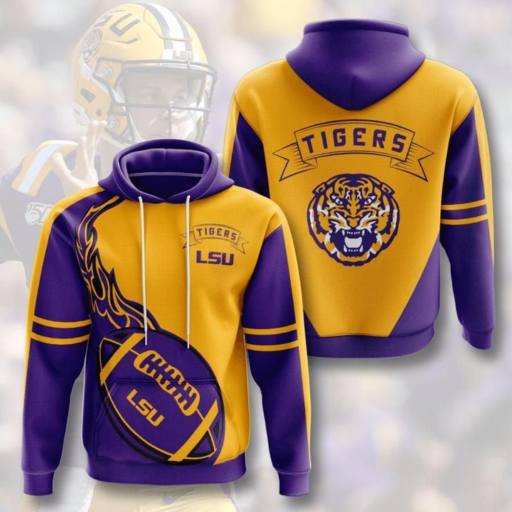 Lsu Tigers Hoodie  Zip Hoodie Version 437