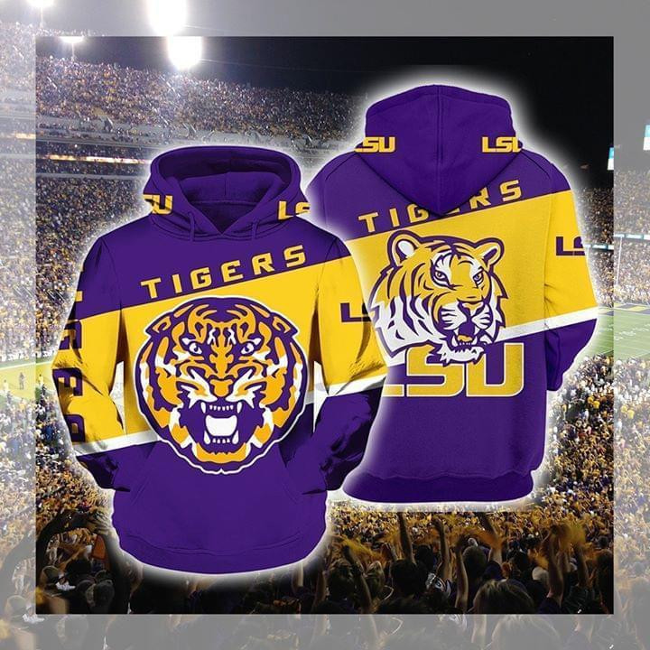 Lsu Tigers Hoodie  Zip Hoodie Version 438