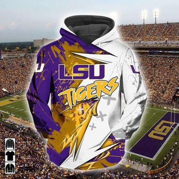 Lsu Tigers Hoodie  Zip Hoodie Version 454