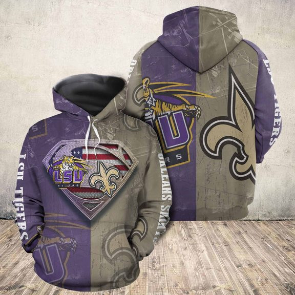 Lsu Tigers Hoodie  Zip Hoodie Version 495