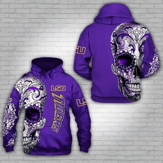Lsu Tigers Hoodie  Zip Hoodie Version 514
