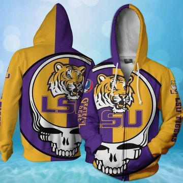 Lsu Tigers Hoodie  Zip Hoodie Version 515