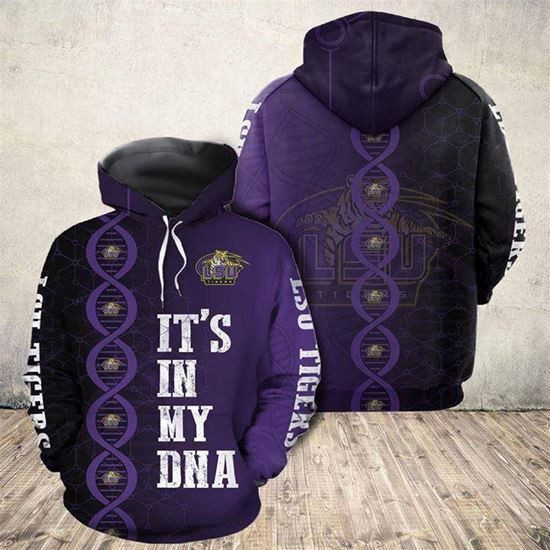 Lsu Tigers Ncaa Its In My Dna Hoodie  Zip Hoodie Version 516