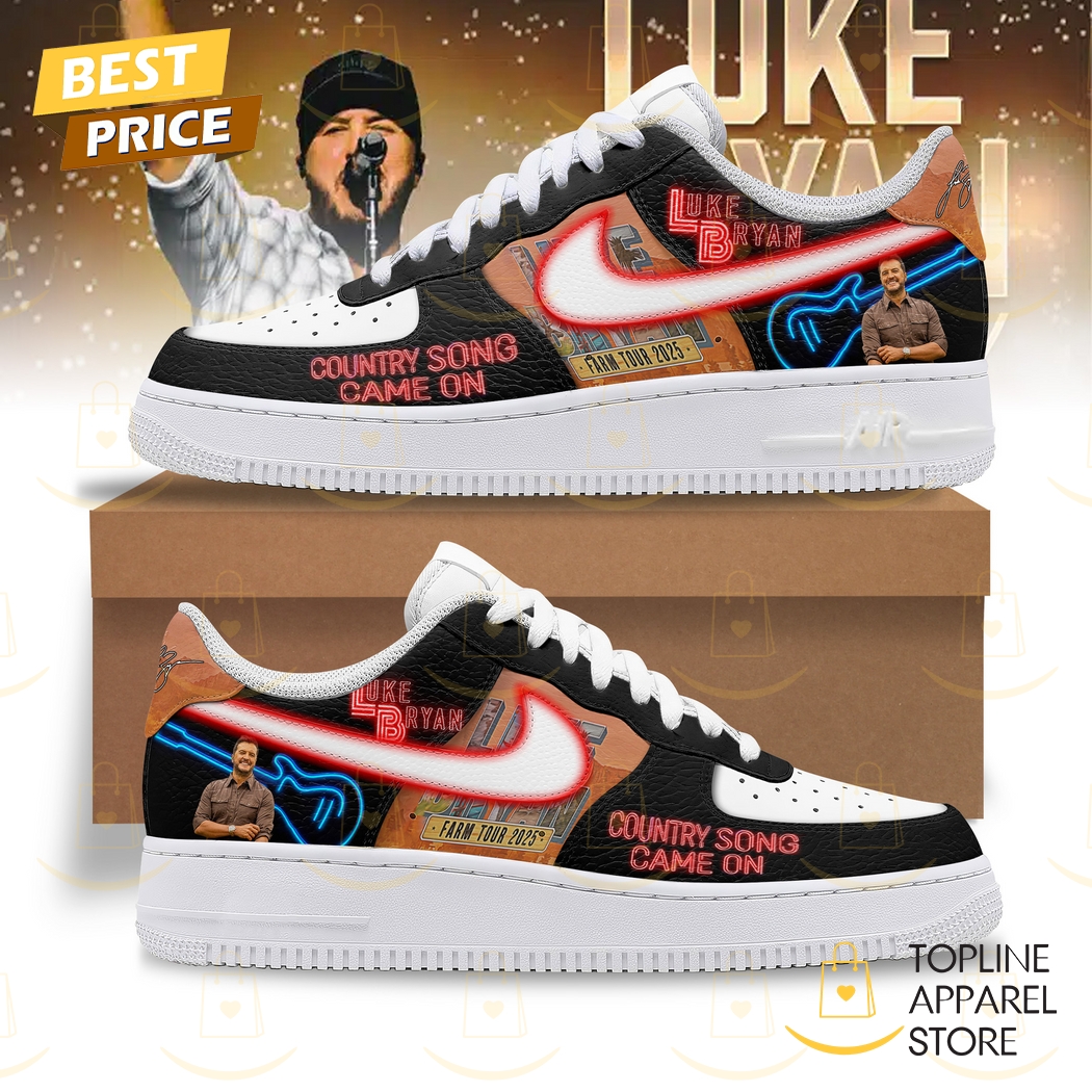 Luke Bryan Country Song Came On - Farm Tour 2025 Air Force 1 Sneaker