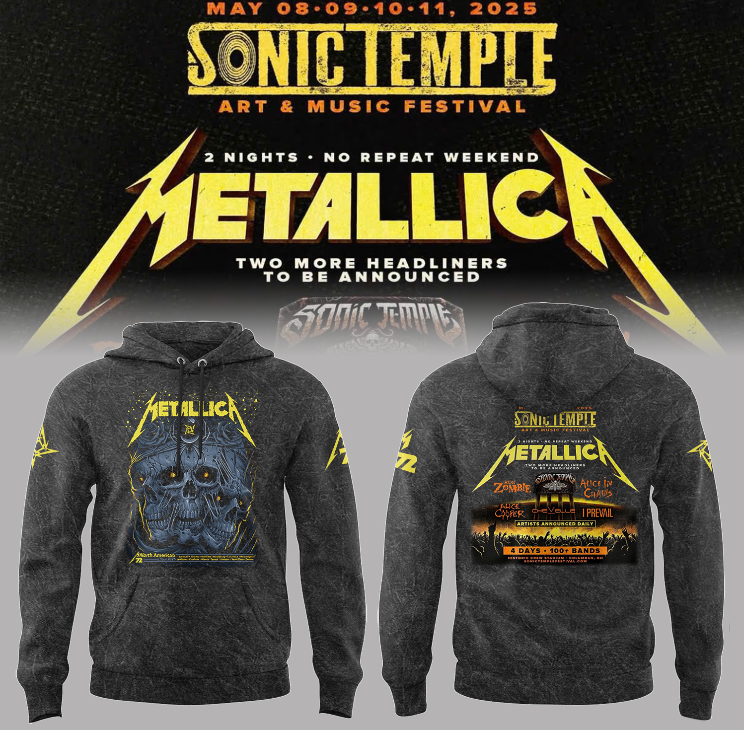 M72 Tour x Sonic Temple Hoodie Unique Gift For Fans