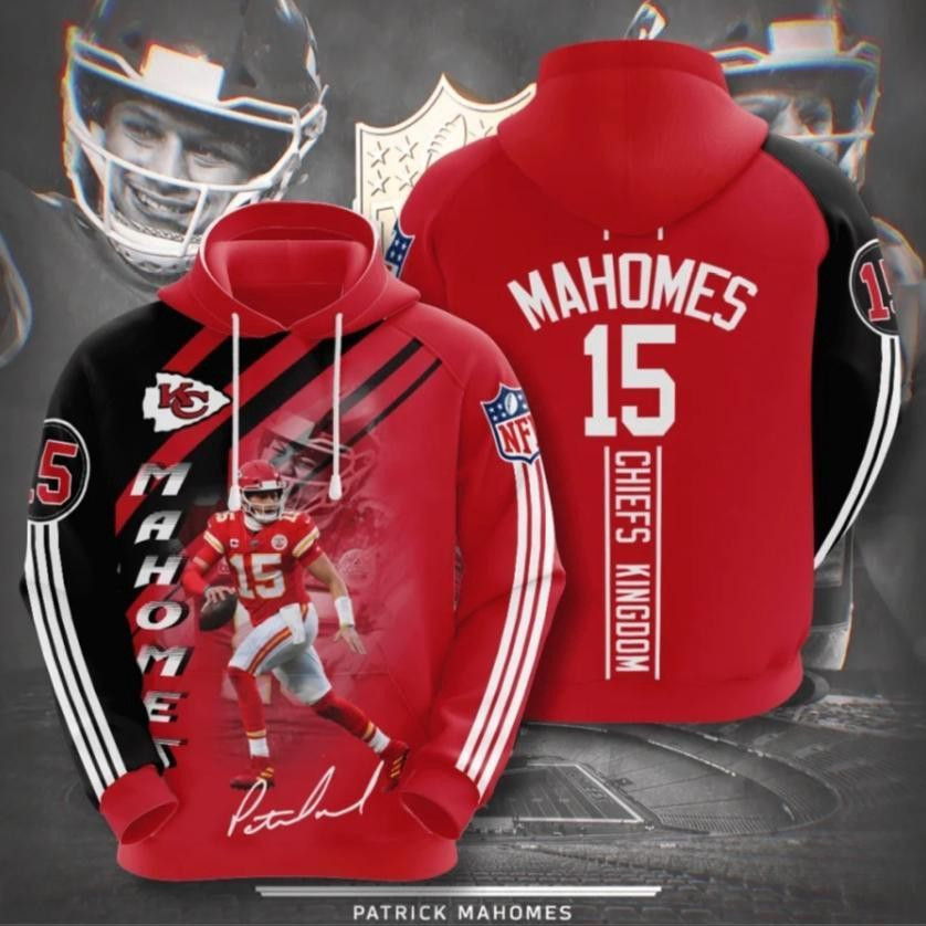 Mahomes 15 Kansas City Chiefs Hoodie Zip Hoodie