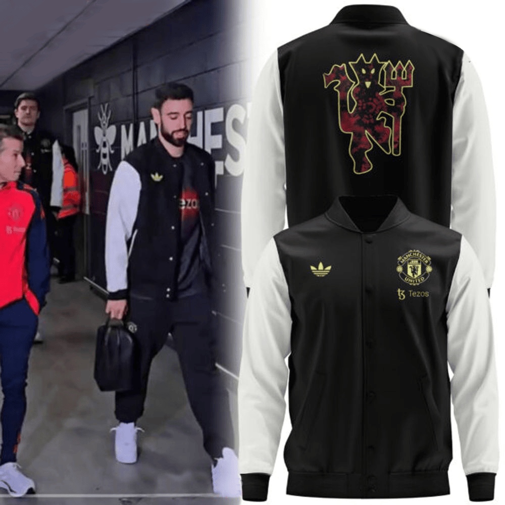 Manchester United FC 2025 Special Varsity Jacket Fathers Day Gifts For Husband