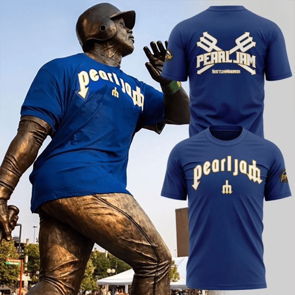 Mariners x Pearl Jam Ten Club Night 2025 Special T-Shirt Good Fathers Day Gifts