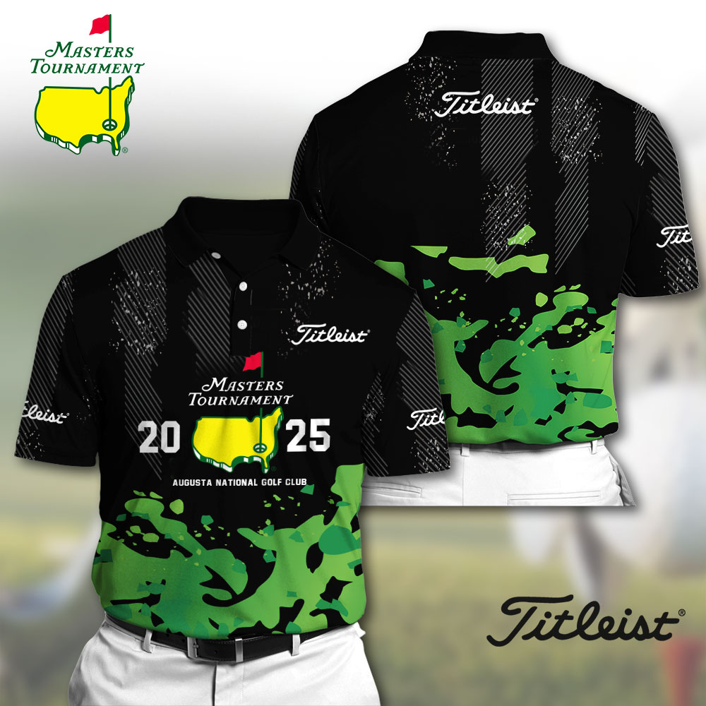 Masters Tournament Titl 3D Polo Shirt Golf Gift Idea
