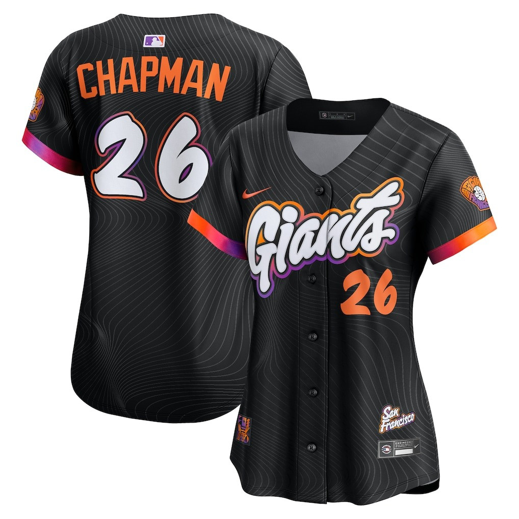 Matt Chapman San Francisco Giants 2025 City Connect Womenâ€™s Jersey Player Uniform Merch