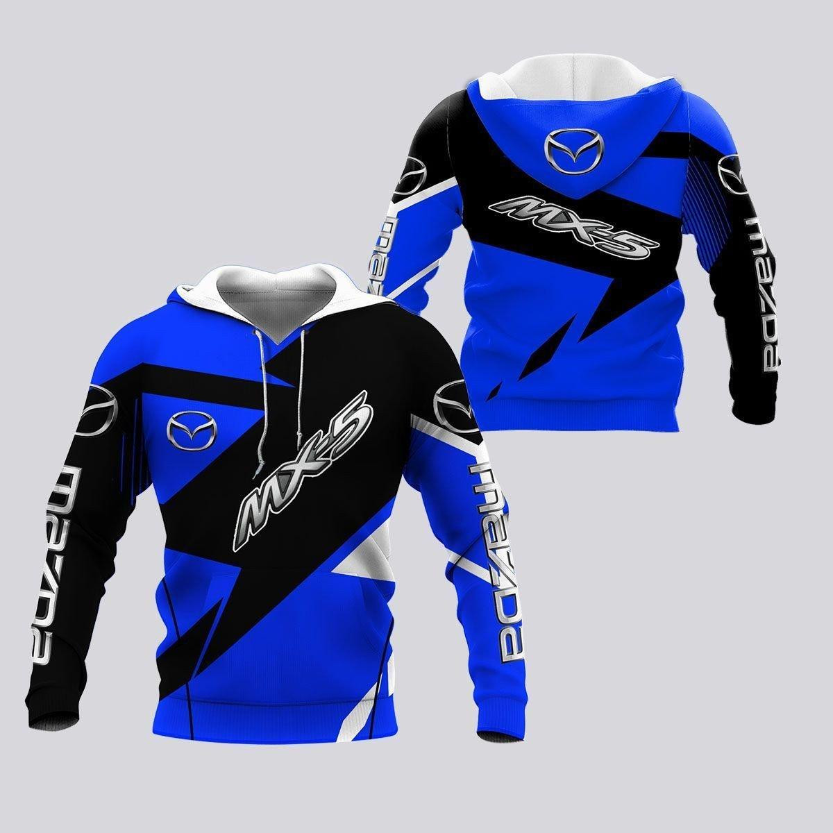 Mazda Mx-5 Shirt Fan Gift 24 Version Unisex 3d Hoodie Zip Hoodie