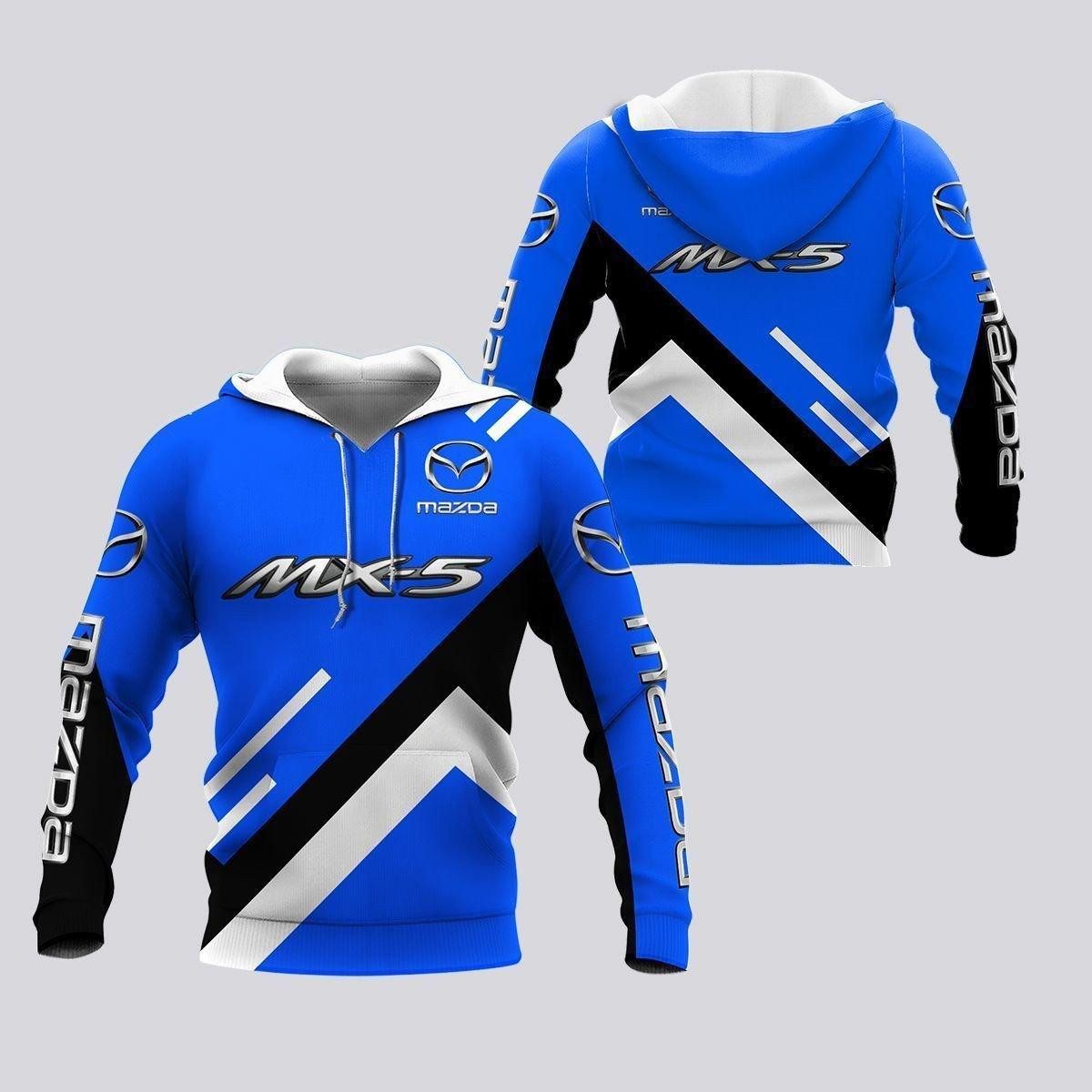Mazda Mx-5 Shirt Fan Gift 26 Version Unisex 3d Hoodie Zip Hoodie