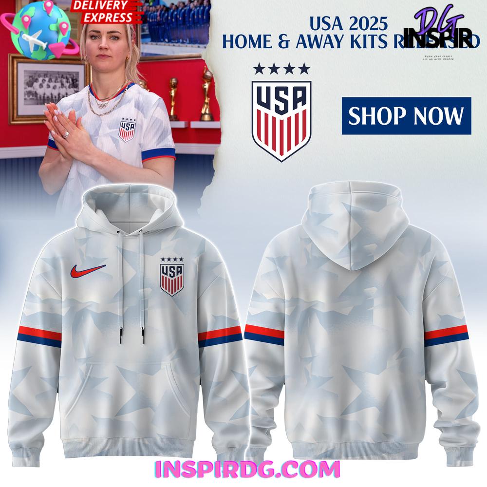 Mens USNT 2025 Brilliant Home Stadium Special Hoodie Premium Merchandise