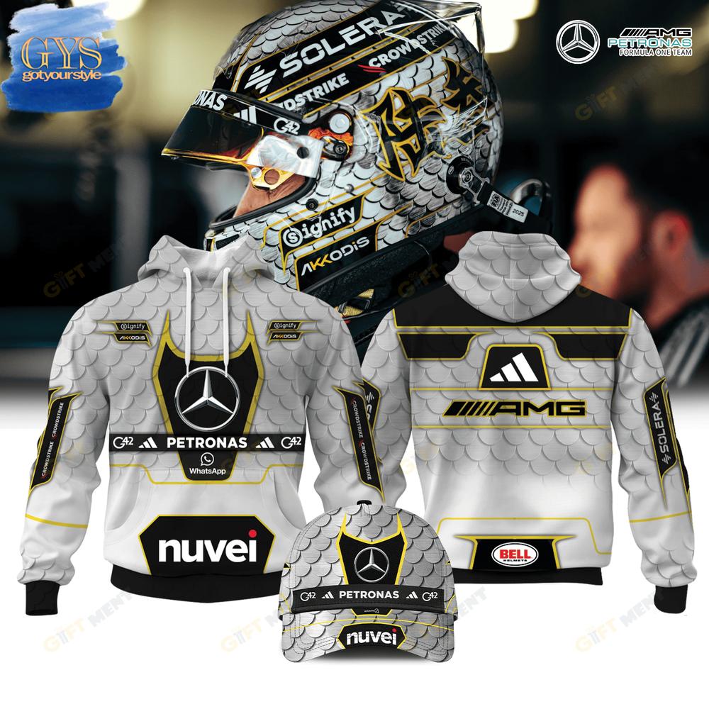 Mercedes-AMG PETRONAS F1 Team George Russell Hoodie Premium Merchandise