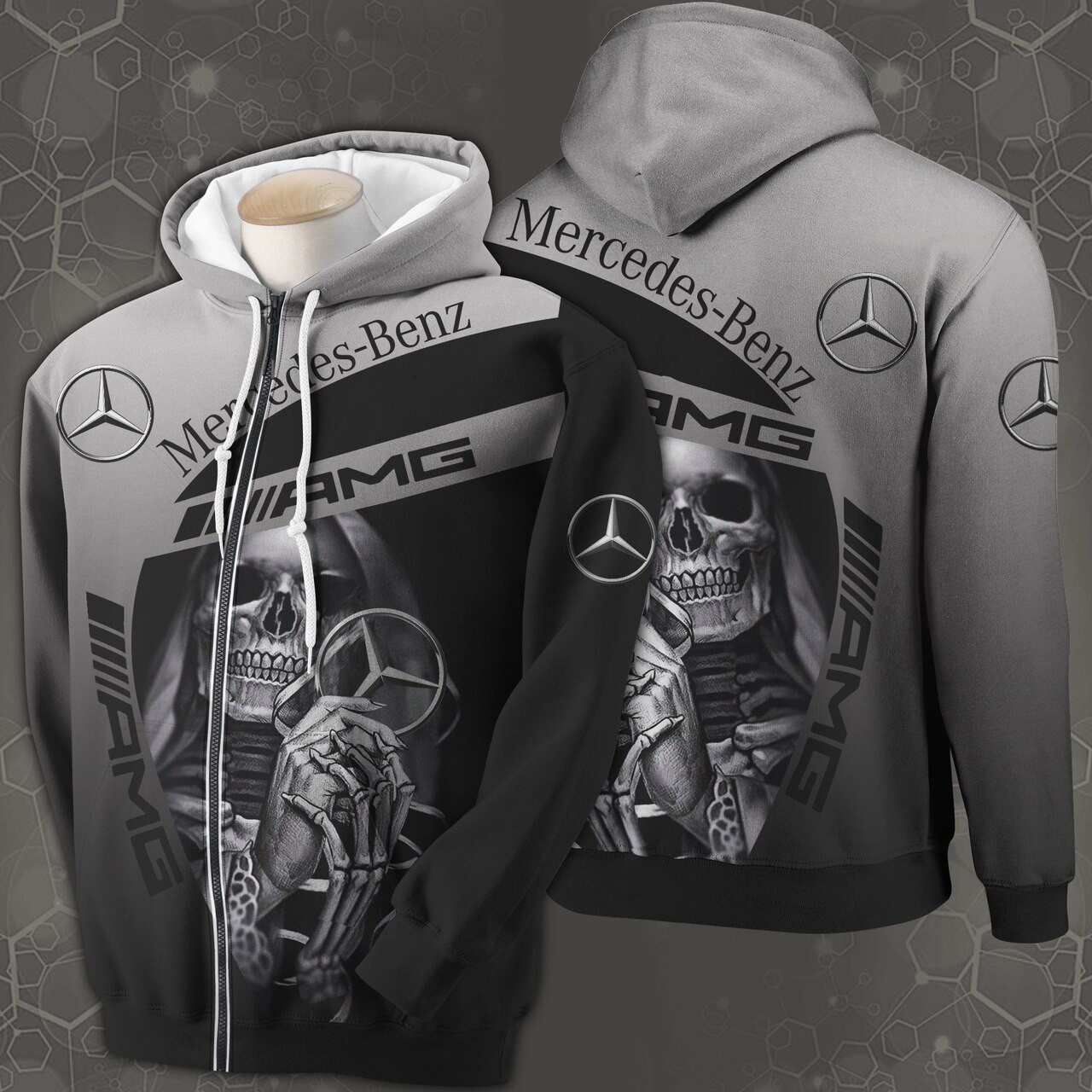 Mercedes Benz Hoodie  Zip Hoodie Style 237 Gift For Sport Music Fans