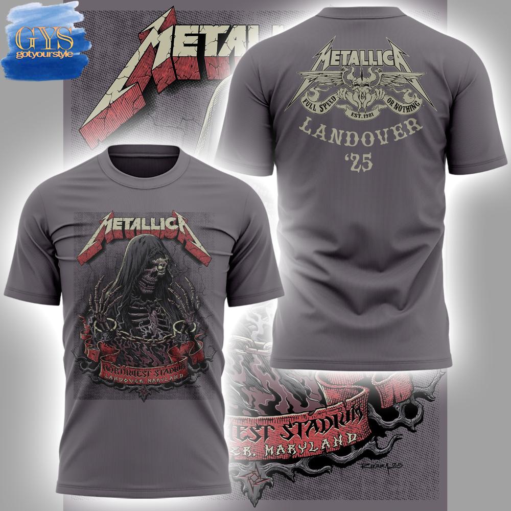 Metallica M72 Landover Limited Edition T-Shirt Premium Merchandise