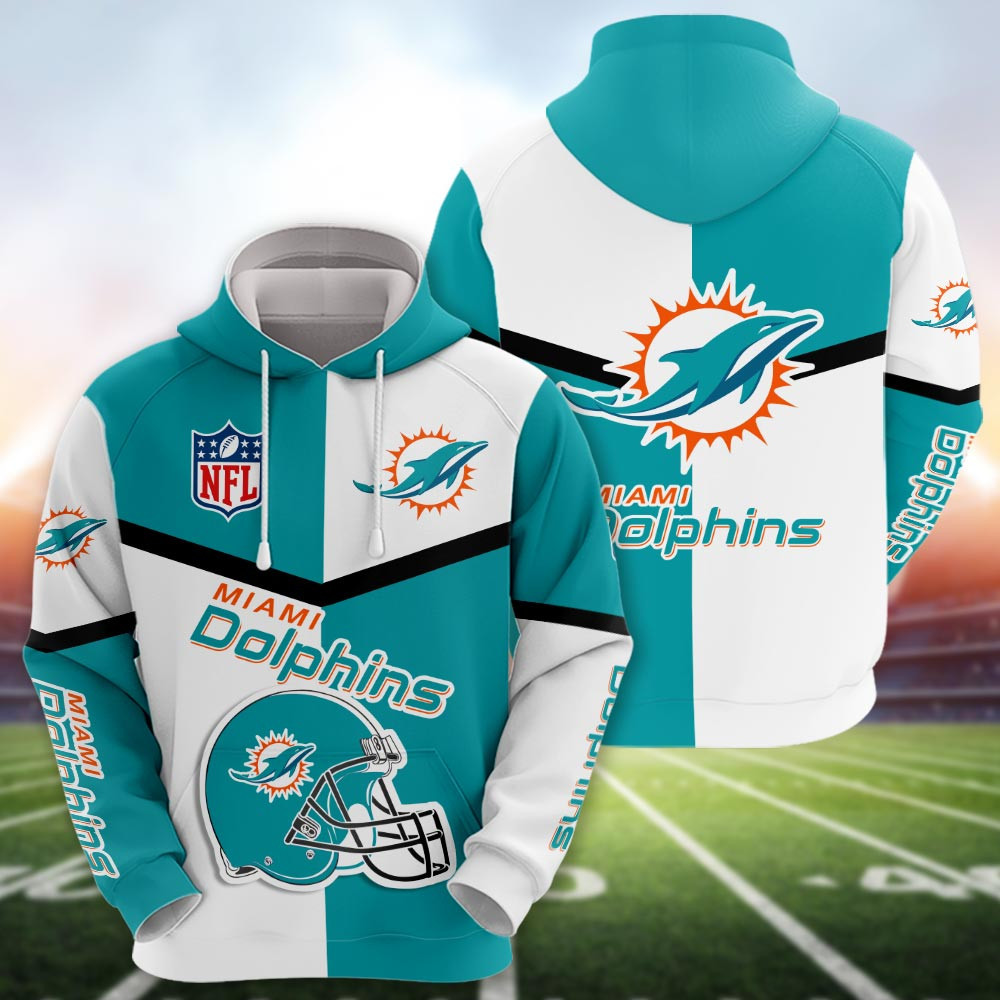 Miami Dolphins 3D printed Sweatshirt Hoodie Zipped Hoodie