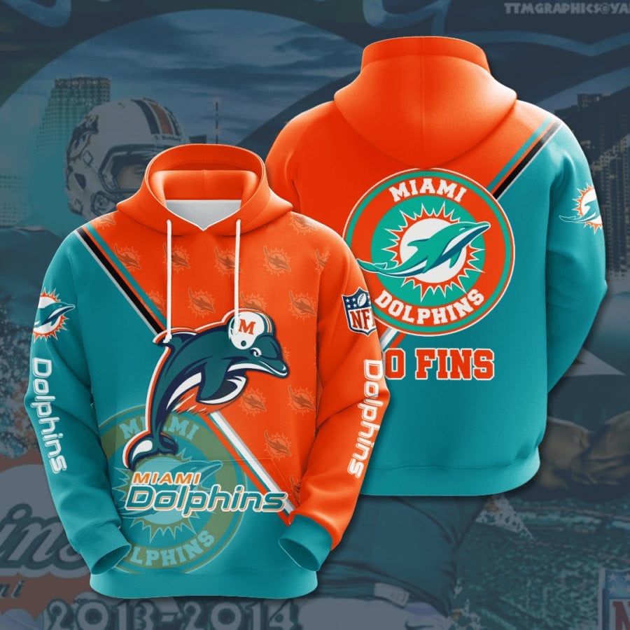 Miami Dolphins Basic NFL Football Team Hoodie