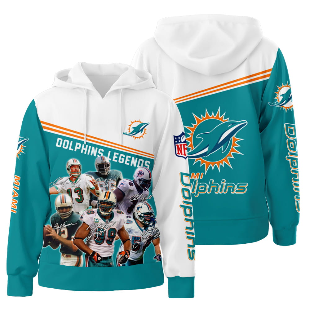 Miami Dolphins For Fan 3D All Over Print Hoodie Zip-Up Hoodie