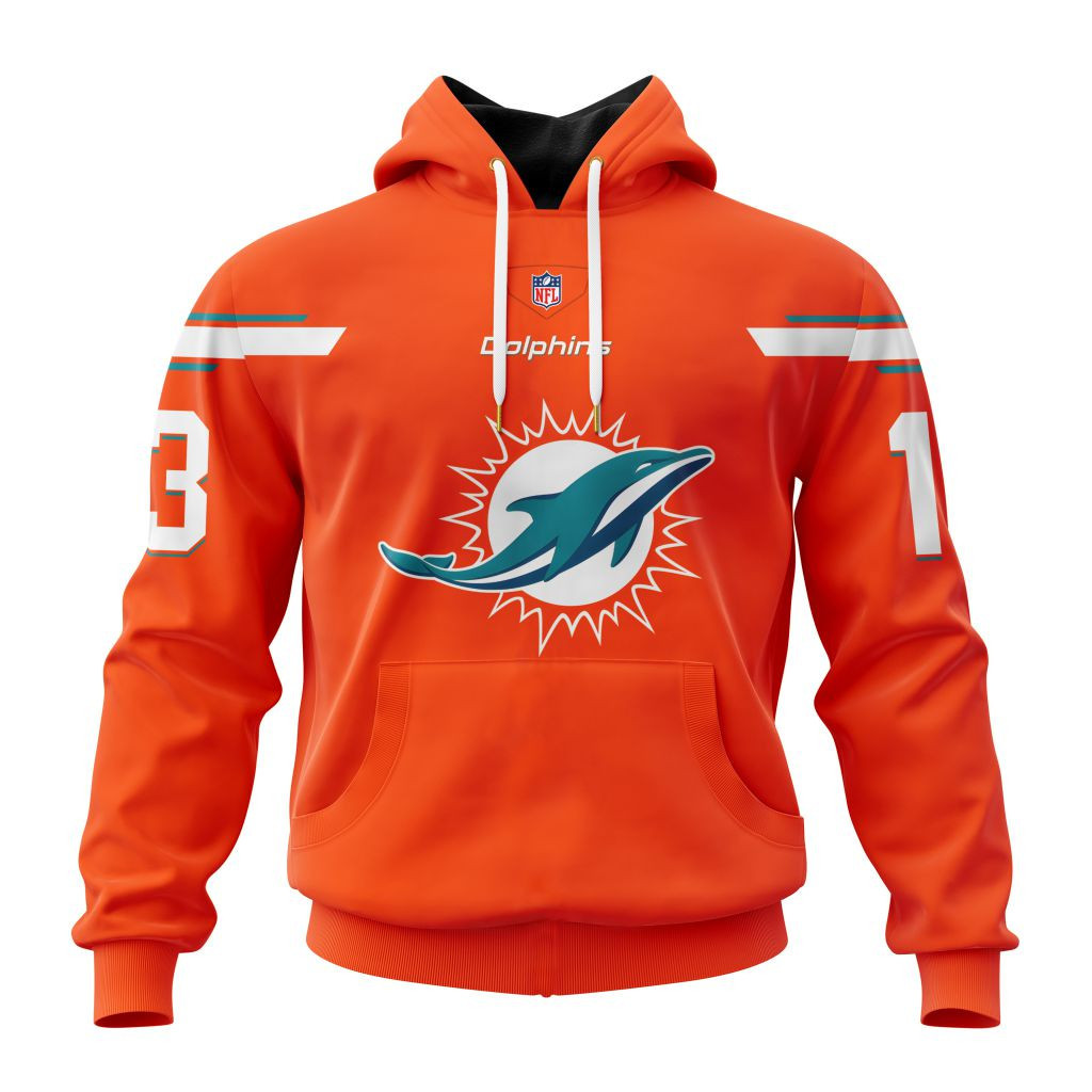 Miami Dolphins Specialized Design Personalized Letters Number V24101202 Hoodie