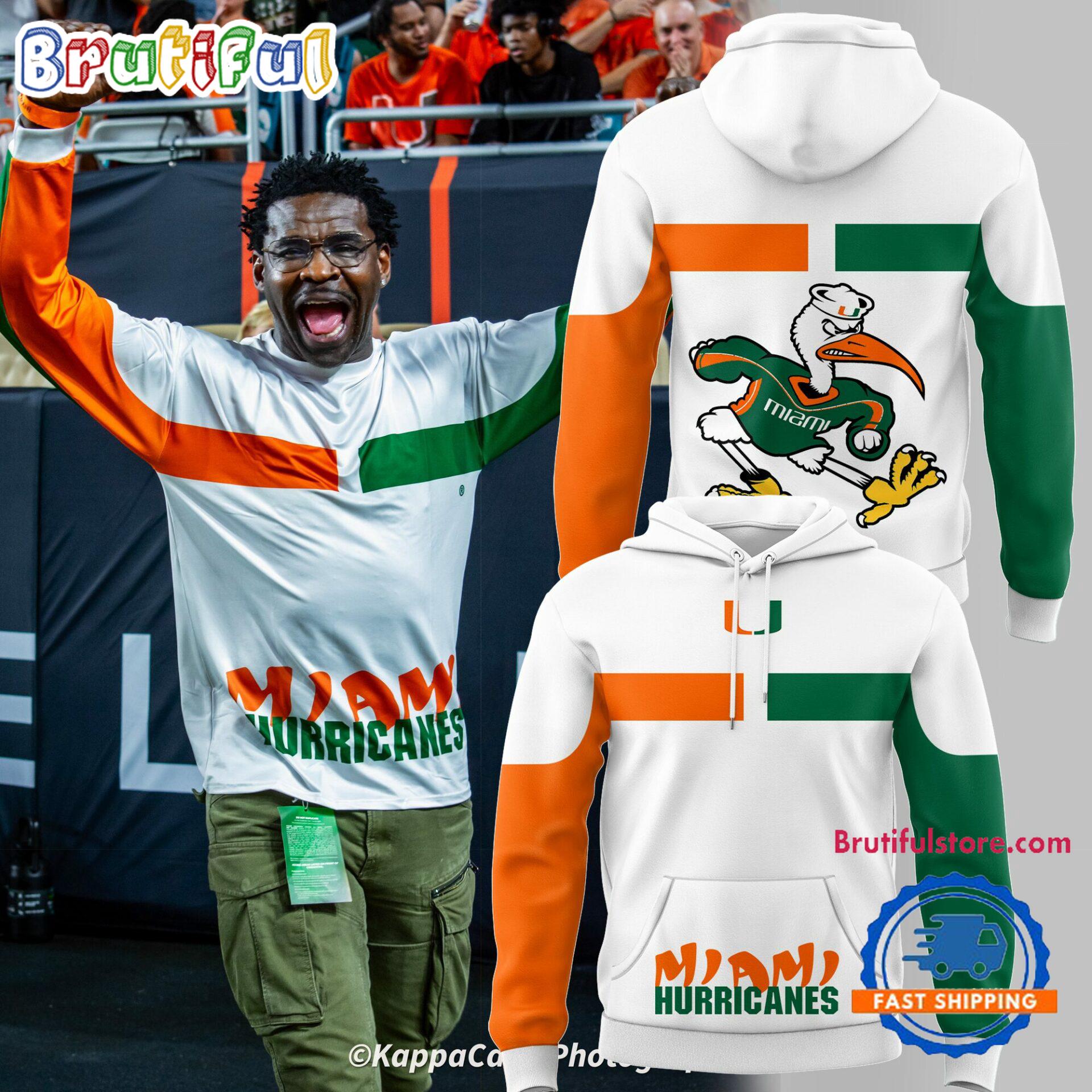 Miami Hurricanes x Michael Irvin Limited Edition Hoodie1 Gift For Sport Music Fans