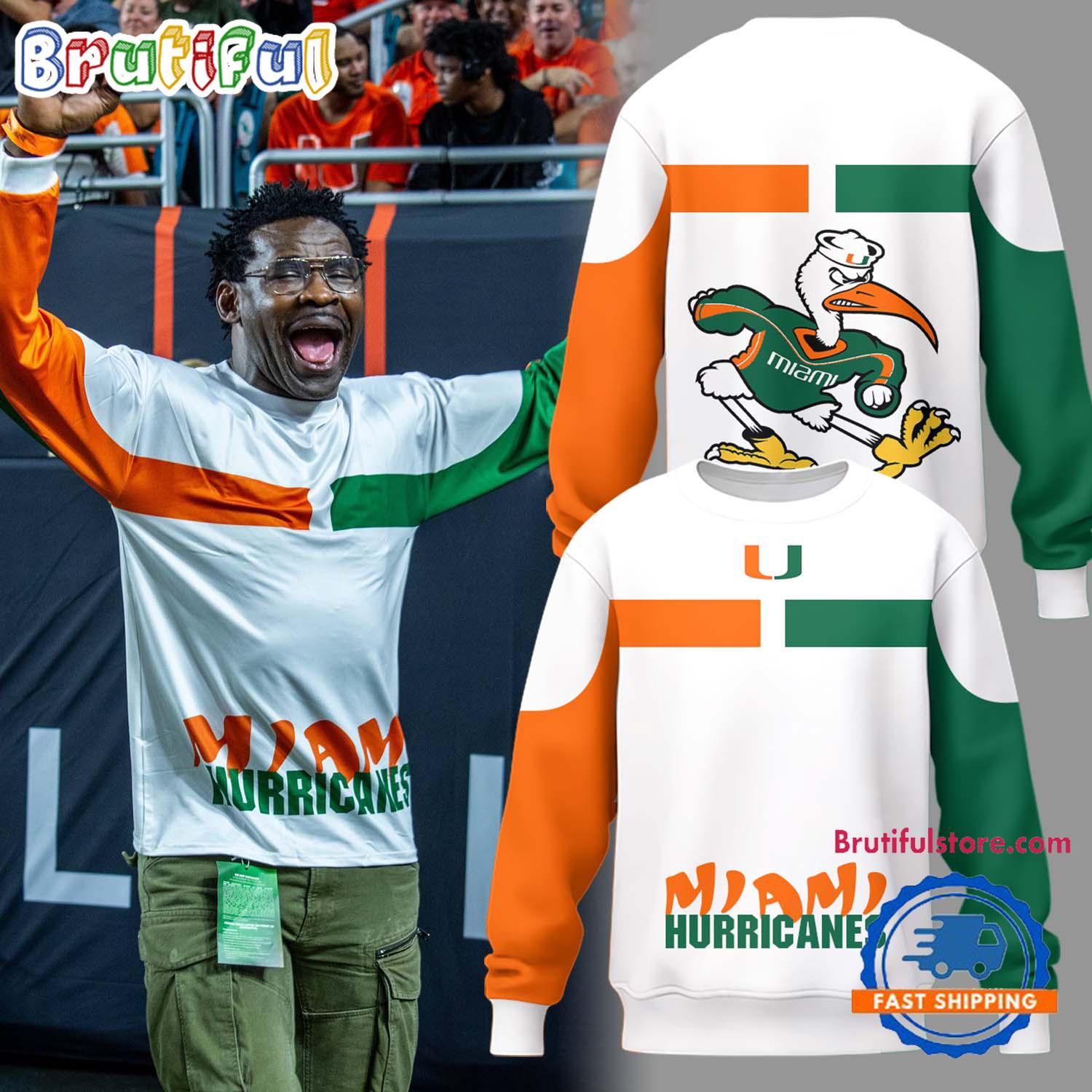 Miami Hurricanes x Michael Irvin Sweatshirt1