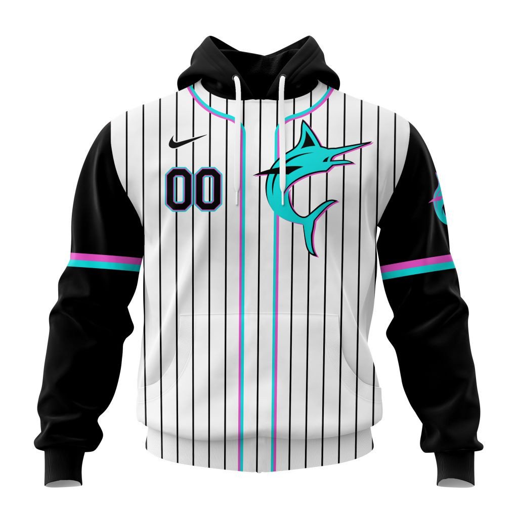 Miami Marlins Personalized Alternate Design Concept Hoodie