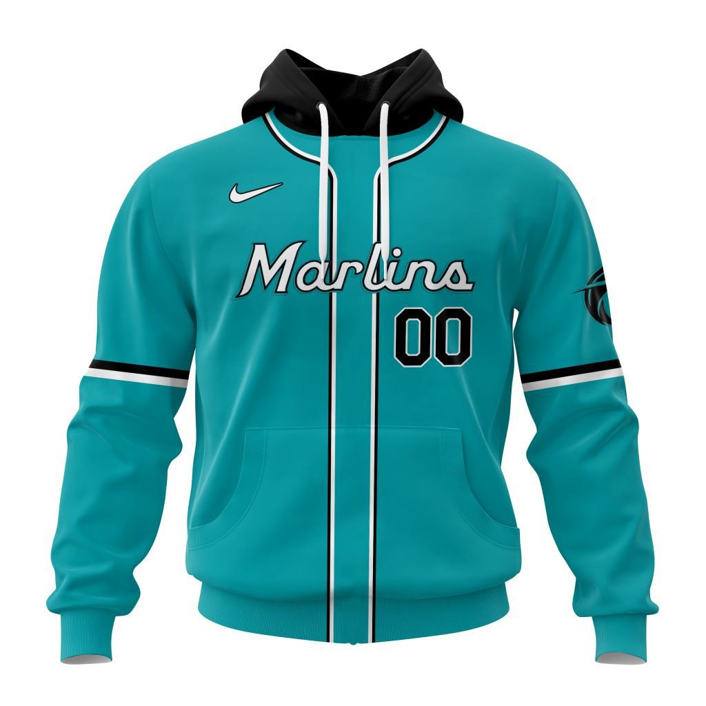 Miami Marlins Personalized Alternate Design Concept Hoodie