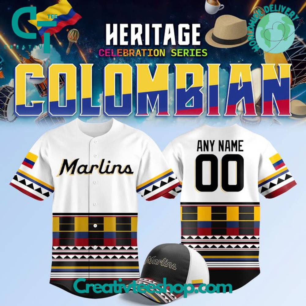 Miami Marlins x Colombian Heritage Night 2025 Baseball Jersey