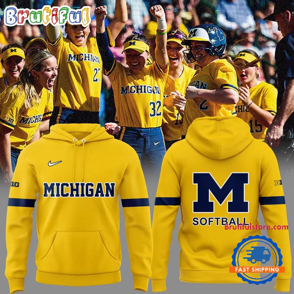 Michigan Wolverines Softball Special 2025 Hoodie Shirt