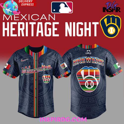 Milwaukee Brewers 2025 Mexican Heritage Night Special Jersey
