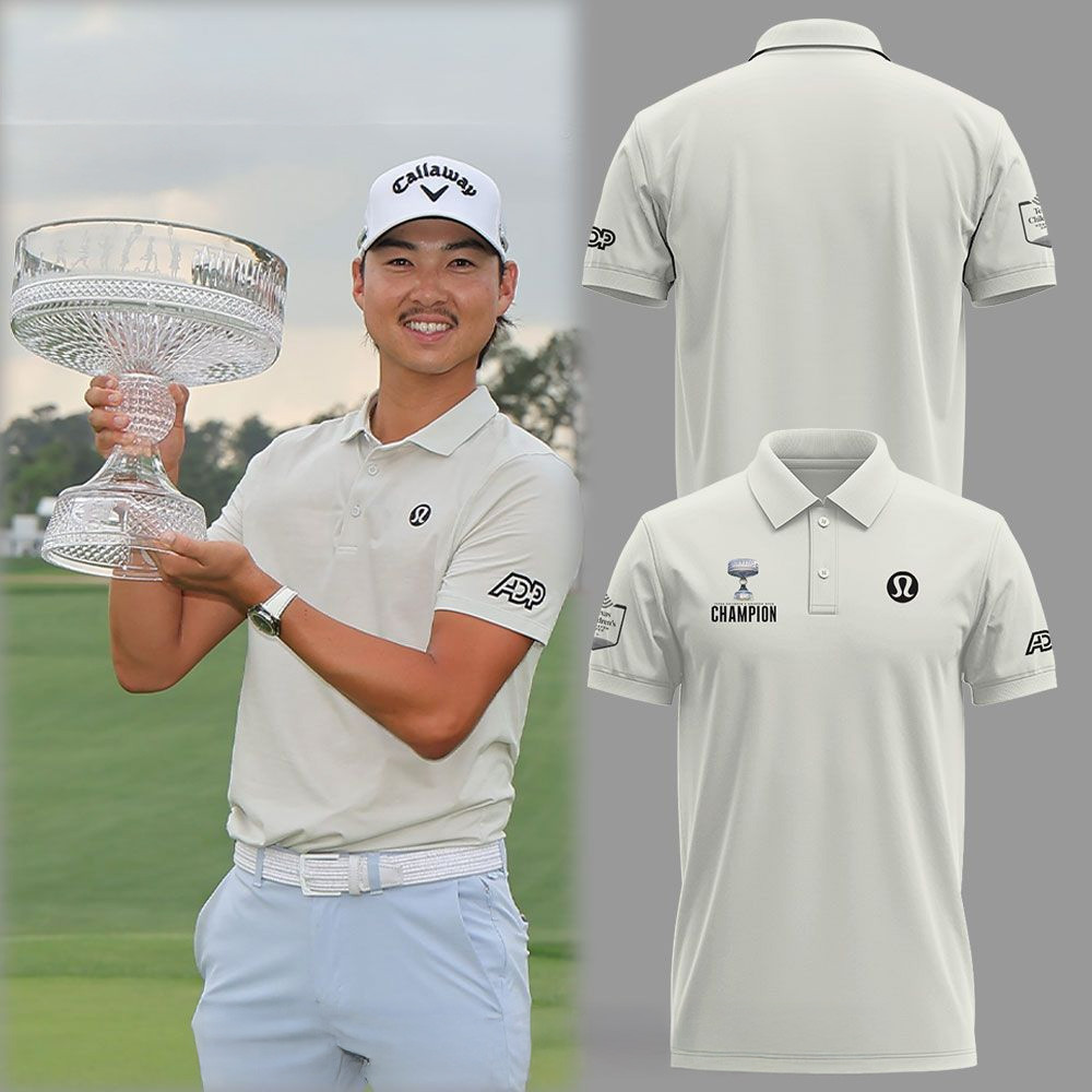 Min Woo Lee x Texas Childrenâ€™s Houston Open Champion Polo Shirt Min Woo Lee Merch Fans Gifts