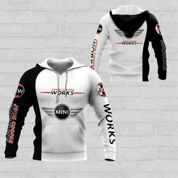 Mini John Cooper Works Shirt Fan Gift 689, Style Unisex 3d Hoodie Zip Hoodie 1864 Gift For Sport Music Fans