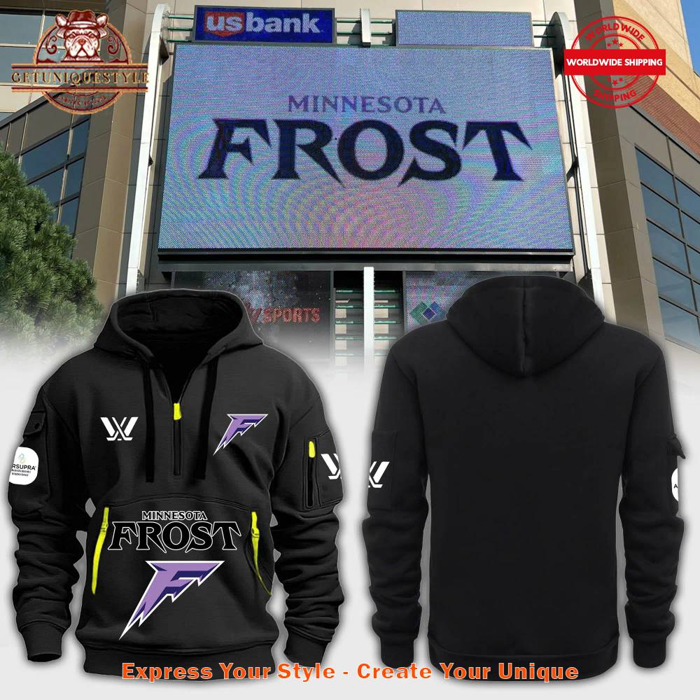Minnesota Frost 2024 Half Zip Hoodie