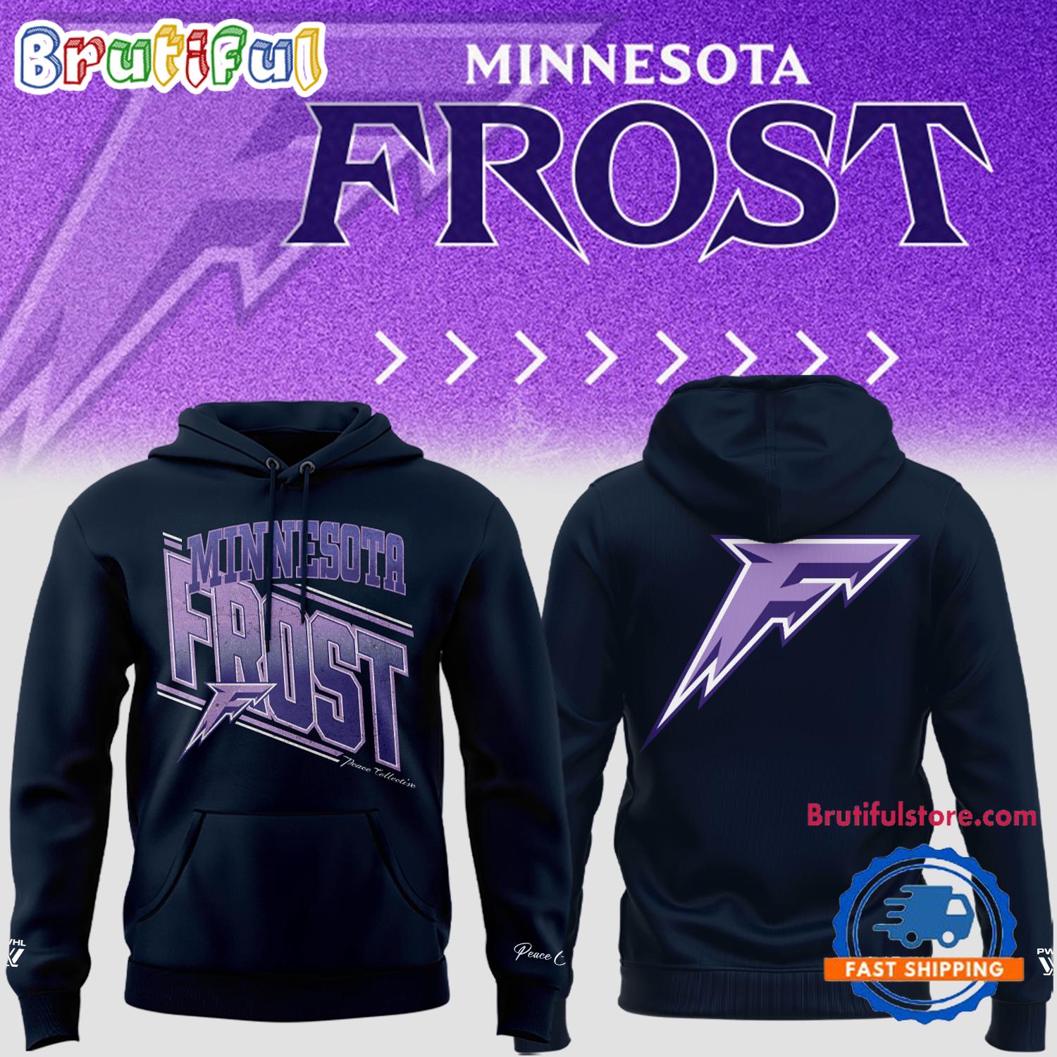 Minnesota Frost PWHL Womens Hockey League Hoodie