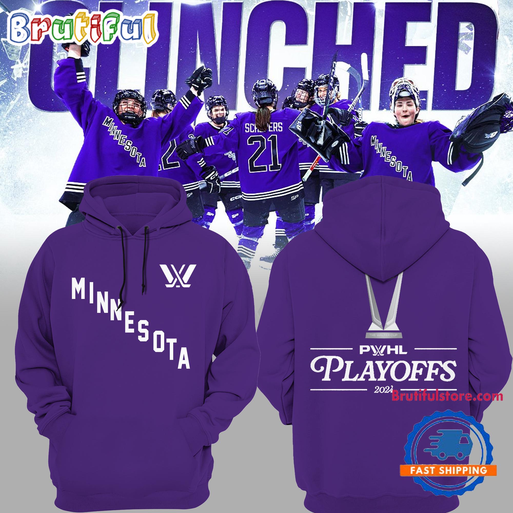 Minnesota Frost PWHL Womens Hockey League Playoff 2024 Hoodie