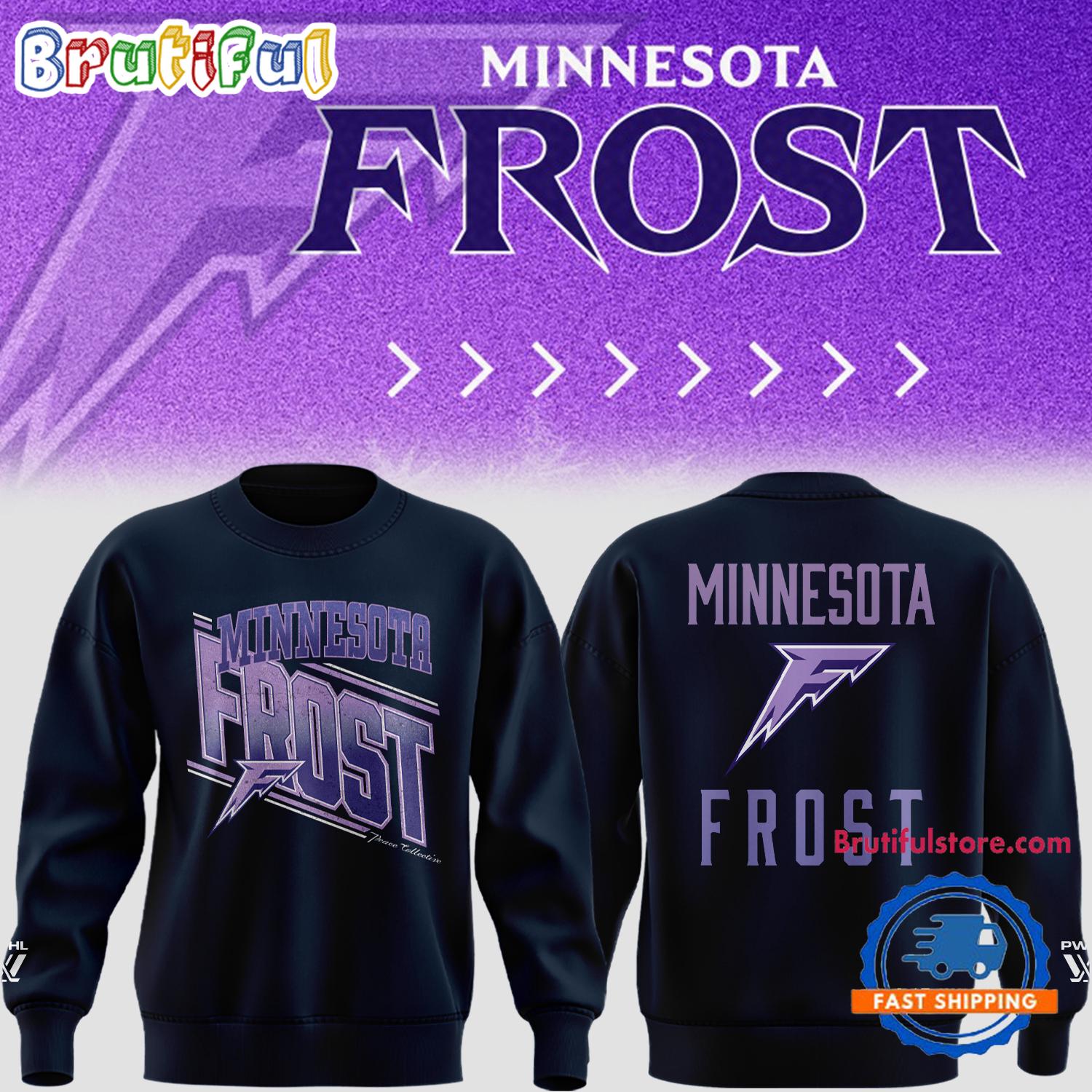 Minnesota Frost PWHL Womens Hockey League Sweatshirt
