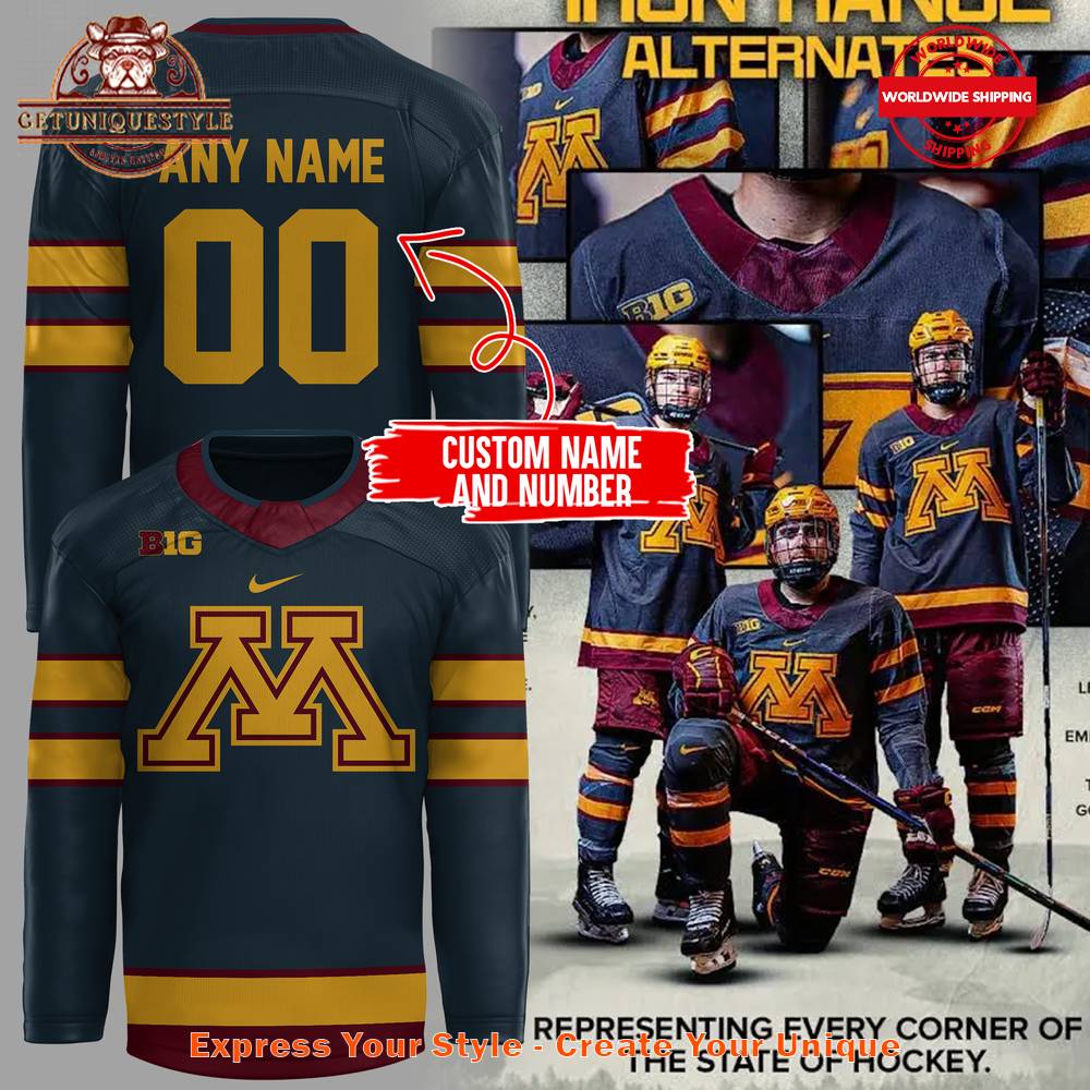 Minnesota Golden Gophers Iron Range Alternates Hockey Jersey